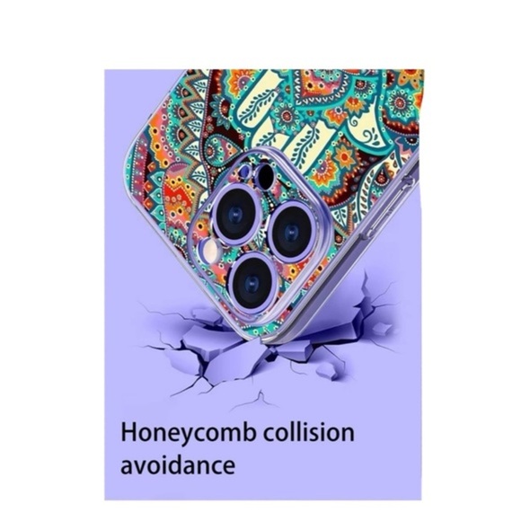 Stunning Hamsa Hand & Mandala Flower iPhone 14 Pro Max Case Shockproof & Stylish - Picture 7 of 7